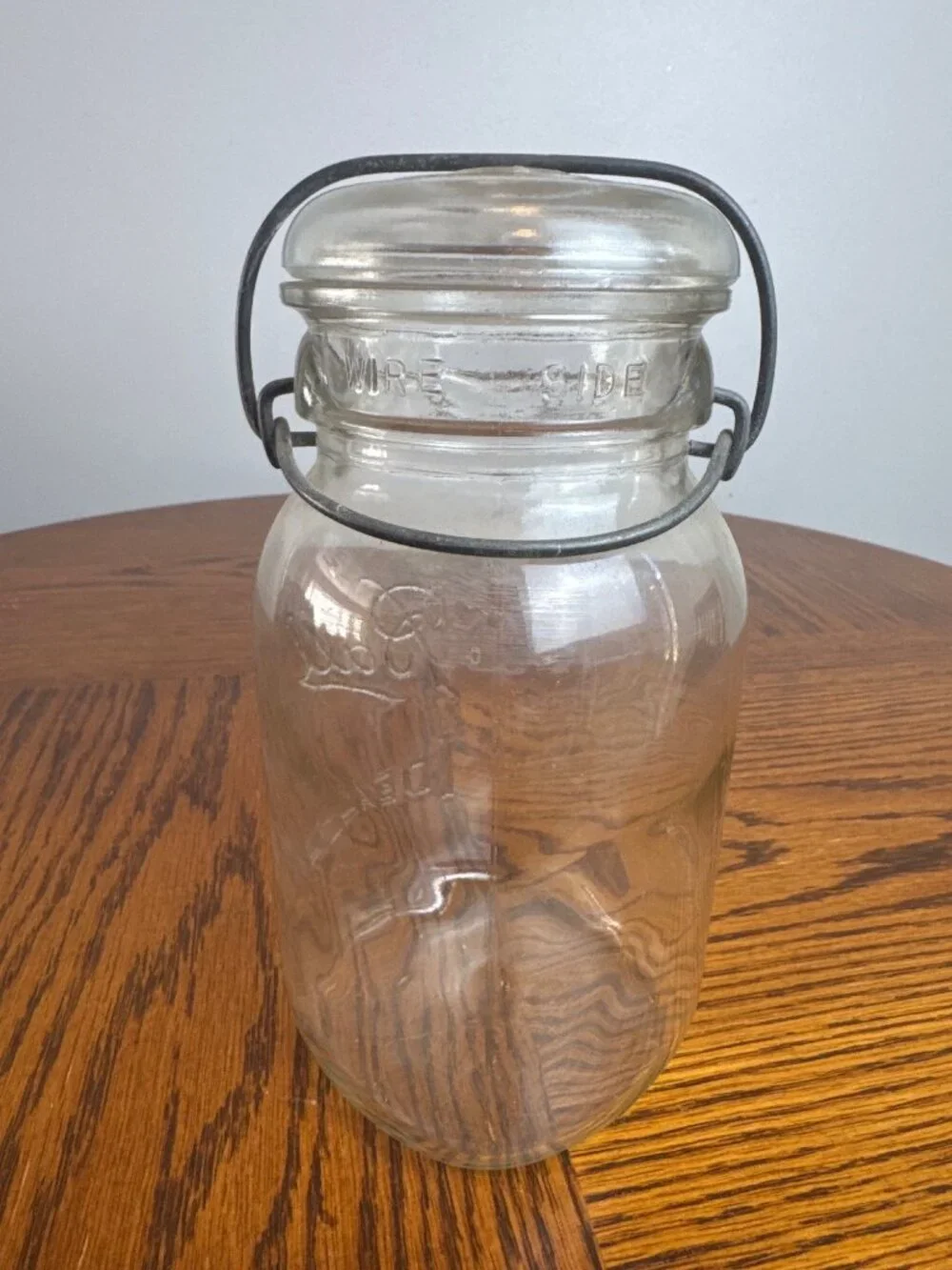 Ball Ideal Glass Quart Canning Jar with Wire Lock
